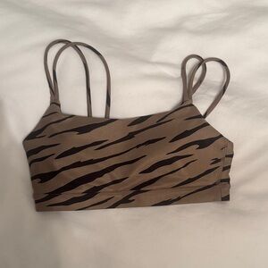 Gap Brown and Black Striped Bralette